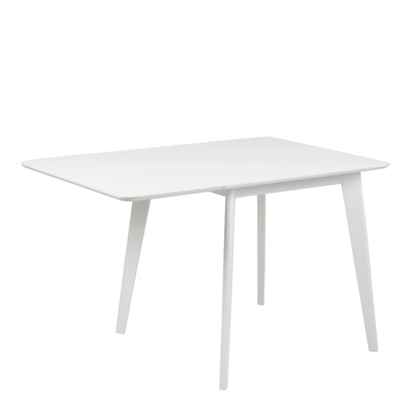 Roxby Square Dining Table in White 120x76cm