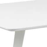 Roxby Square Dining Table in White 120x76cm