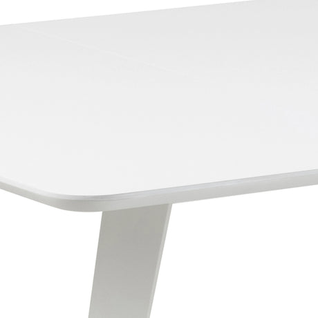 Roxby Square Dining Table in White 120x76cm