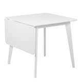 Roxby Square Dining Table in White includes 2 Roxby Dining Chair in White