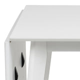 Roxby Square Dining Table in White includes 2 Roxby Dining Chair in White