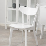 Roxby Square Dining Table in White includes 2 Roxby Dining Chair in White