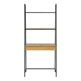 Seaford Bookcase with 1 Drawer in Black and Oak