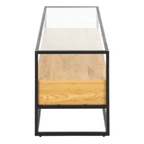 Randolf TV Unit in Black and Oak