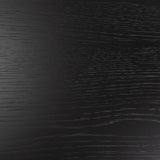 Montreux Round Extending Dining Table in Black 115-154 cm includes 6 Cassandra Dining Chair includes Armrest in Black
