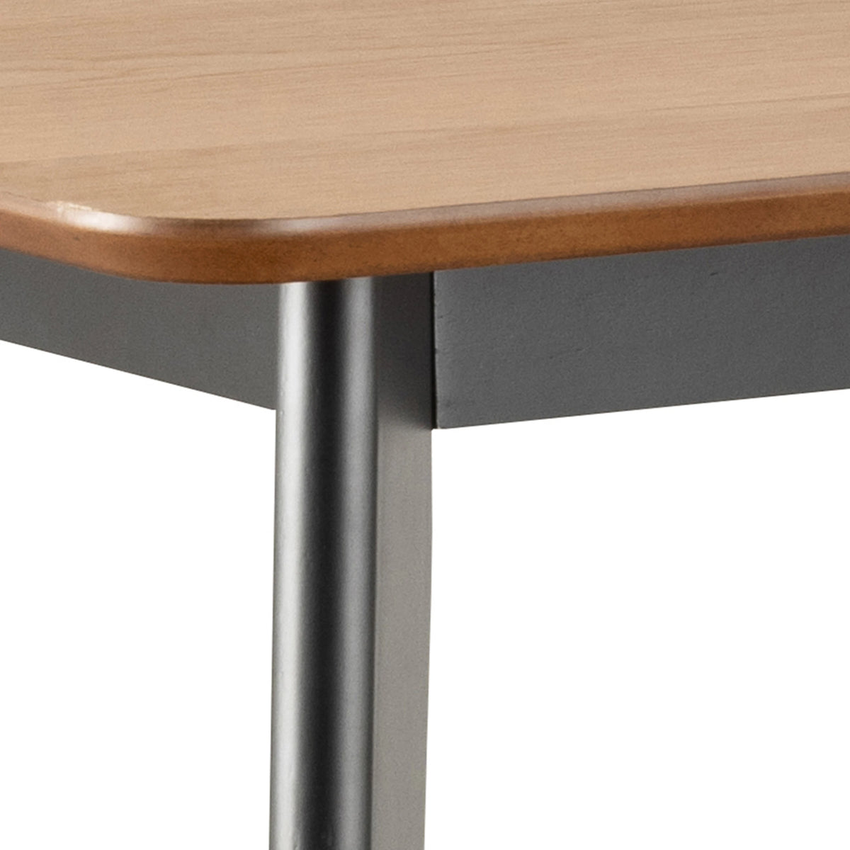 Roxby Bar Table in Oak & Black
