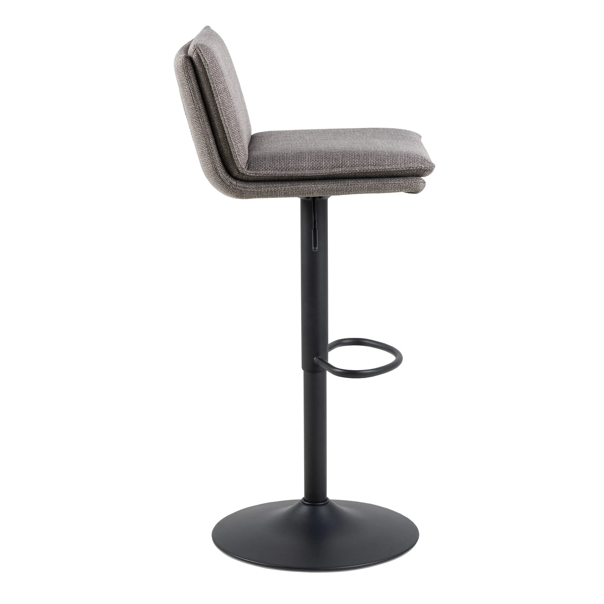 Flynn Swivel Bar Stool in Light Grey-Brown