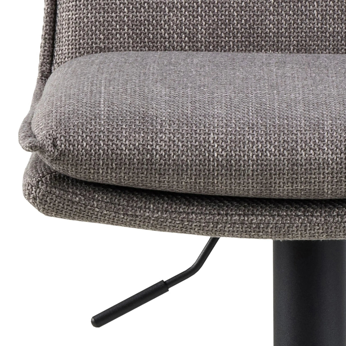 Flynn Swivel Bar Stool in Light Grey-Brown