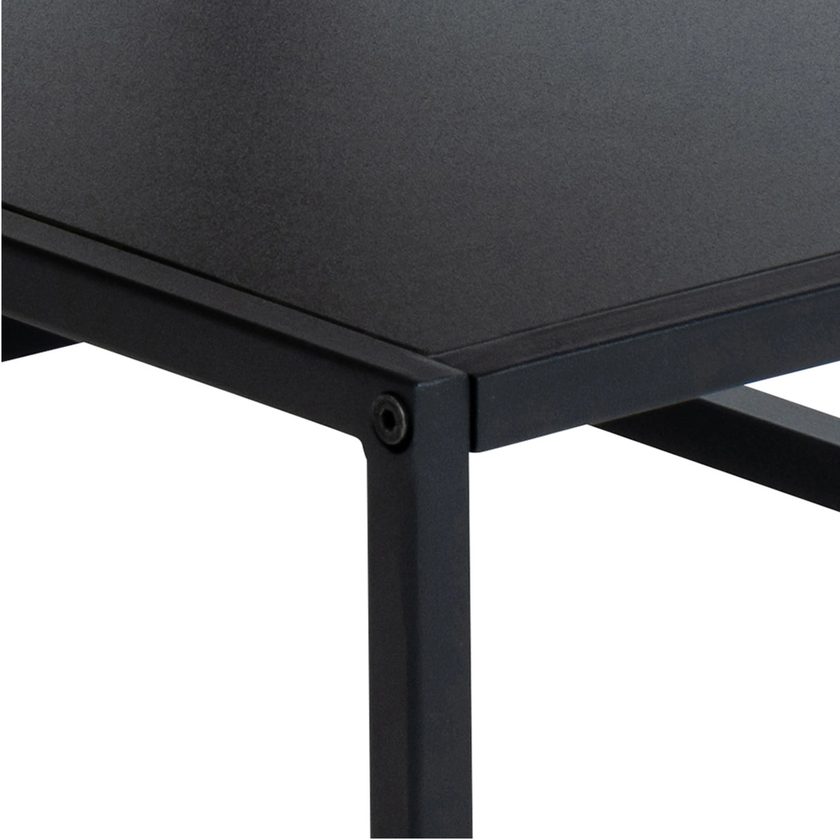 Gila Coffee Table with Open Shelf in Oak & Black