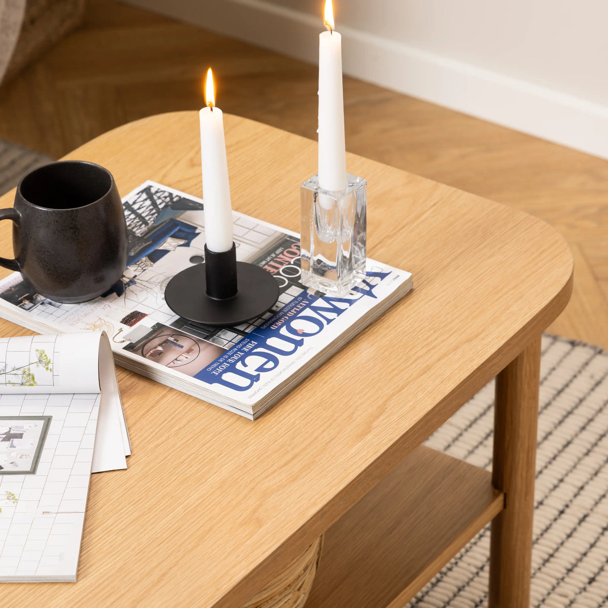 Banbury Rectangular Coffee Table in Oak