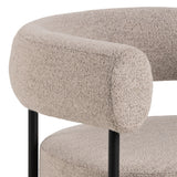 Oakfield Lounge Chair in Beige with Black Legs