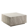 Dice Square Coffee Table in Grey Marble