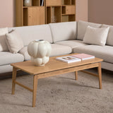 Essex Rectangular Coffee Table in Oak