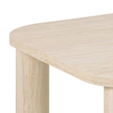 Solano Rectangular Coffee Table in Light Travertine 100x75cm