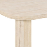 Solano Rectangular Coffee Table in Light Travertine 100x75cm