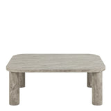 Solano Rectangular Coffee Table in grey 100 x 75 cm