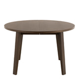 A-Line Round Dining Table Smoked Oak 120x75cm