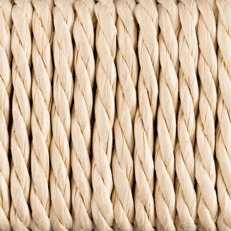 Alvin Weaved Bench in Off White