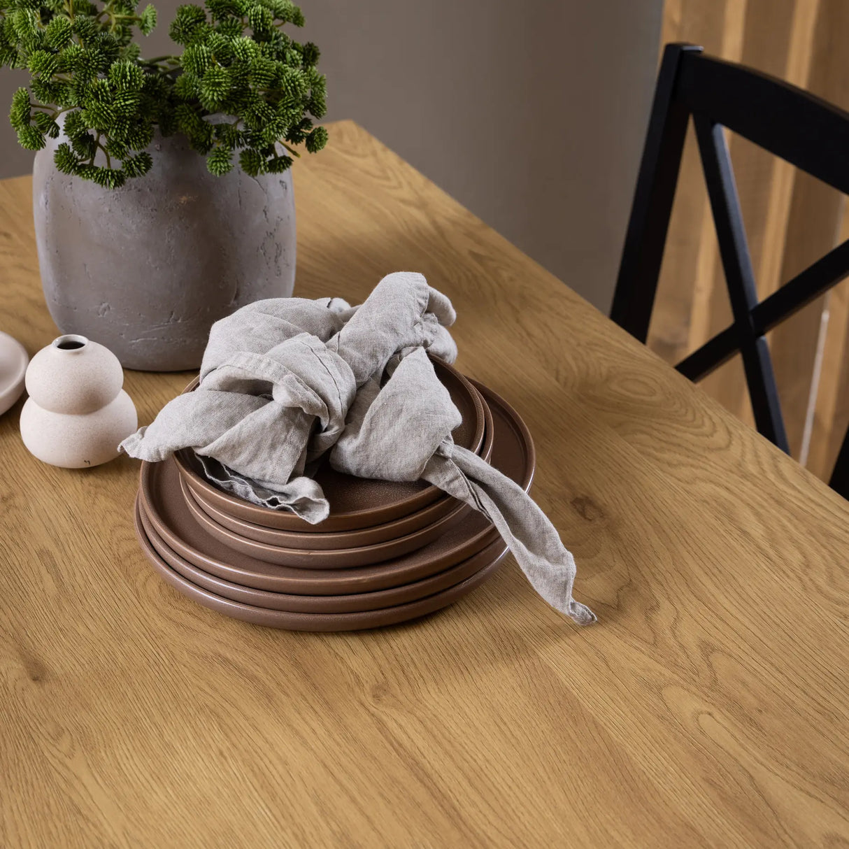 Peru Rectangular Dining Table in Wild Oak 120x75cm