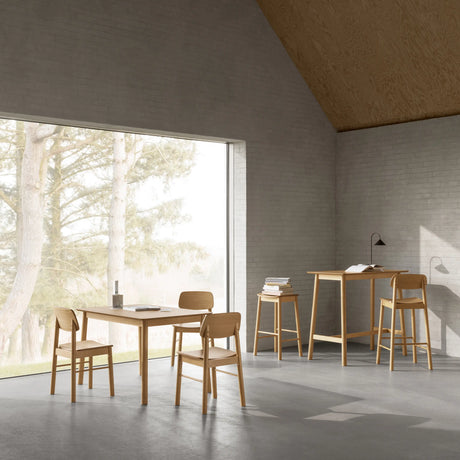 Barlow Bar Table in Matt Oak