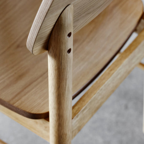 Barlow Bar Stool in Matt Oak Set of 2