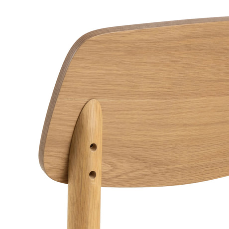 Barlow Bar Stool in Matt Oak Set of 2