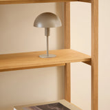 Ludza Rectangular Bookcase With 6 Shelves in Oak