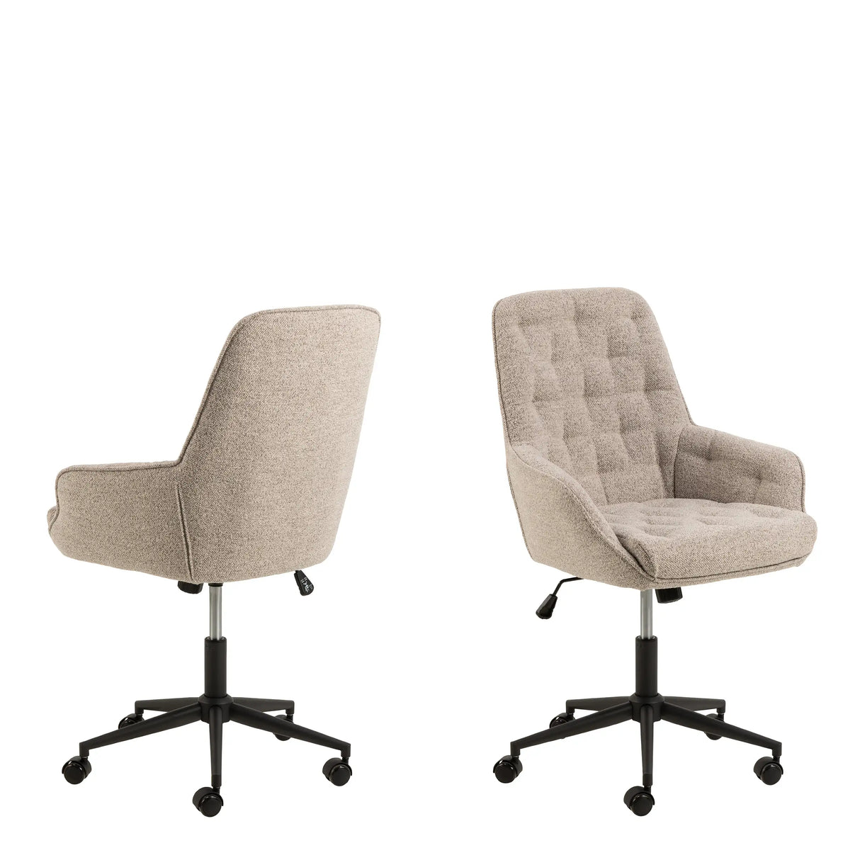 Erik Gas Lift Desk Chair in Monza Beige