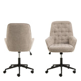 Erik Gas Lift Desk Chair in Monza Beige