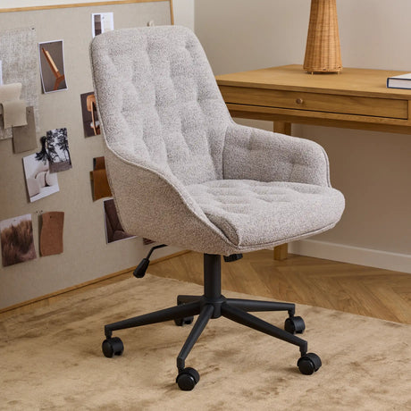 Erik Gas Lift Desk Chair in Monza Beige