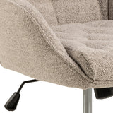Erik Gas Lift Desk Chair in Monza Beige