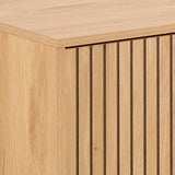 Jaipur TV Unit With 3 Doors 176cm Wide in Oak