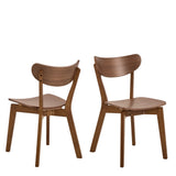 Roxby Dining Chairs in Walnut Set of 2