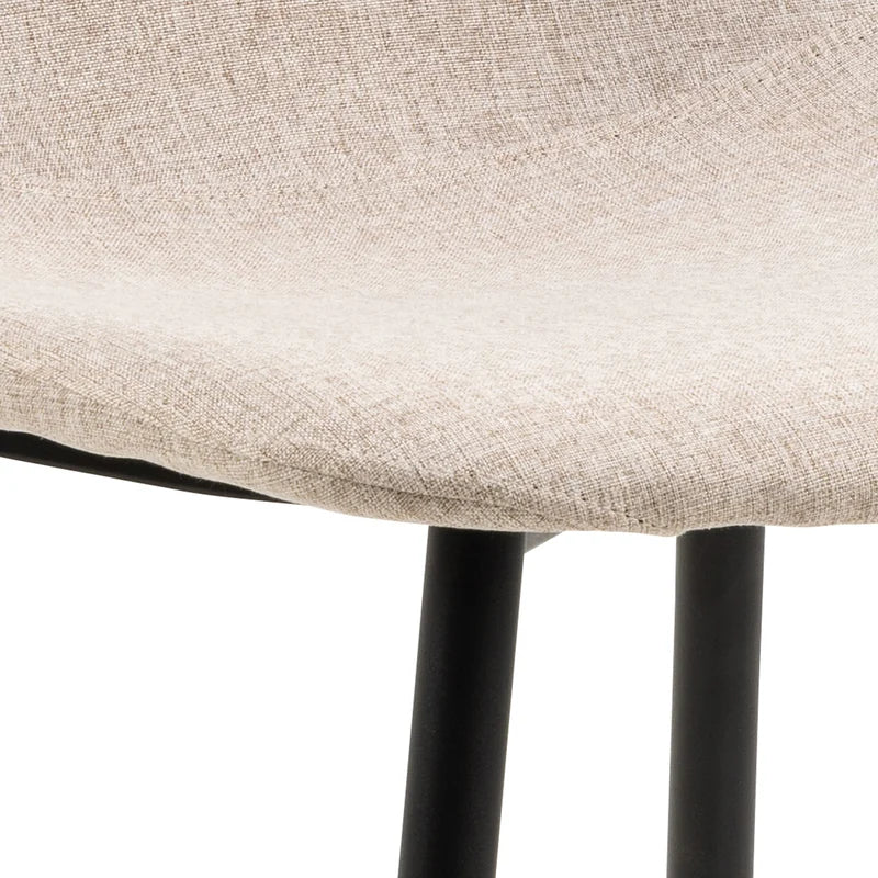 Celia Dining Chair in Beige Set of 4