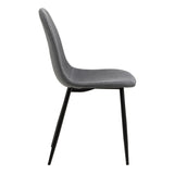 Celia Dining Chair in Light Grey Set of 4