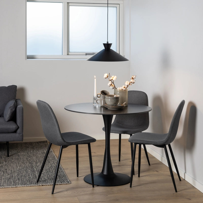 Celia Dining Chair in Light Grey Set of 4