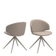 Ella Swivel Beige Dining Chair
