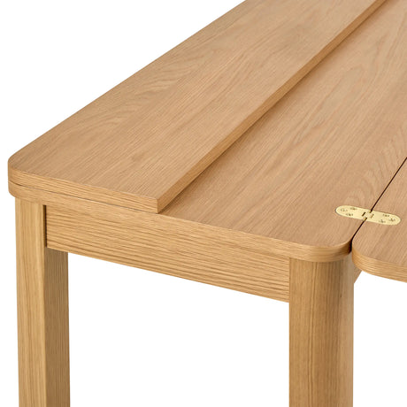 Southampton Extendable Rectangular dining table in Matt Oak 45-90cm
