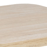 Solano Square Coffee Table in Light Travertine 60x60cm