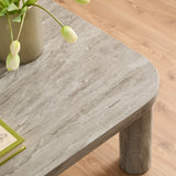 Solano Square Coffee Table in Grey 60 x 60 cm