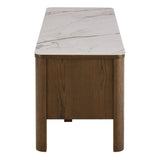 Southampton TV Unit 2 Doors 1 Shelf in Ceramic Cream