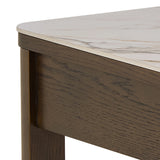 Southampton Rectangular Coffee Table 1 Drawer 1 Shelf  in Cream Ceramic 130x45cm