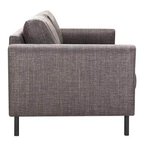 Omaha 3 Seater Sofa in Basel Light Grey Fabric