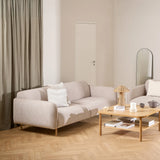Westham 2.5 + 3 Seater Sofa Set in Fay Beige Fabric