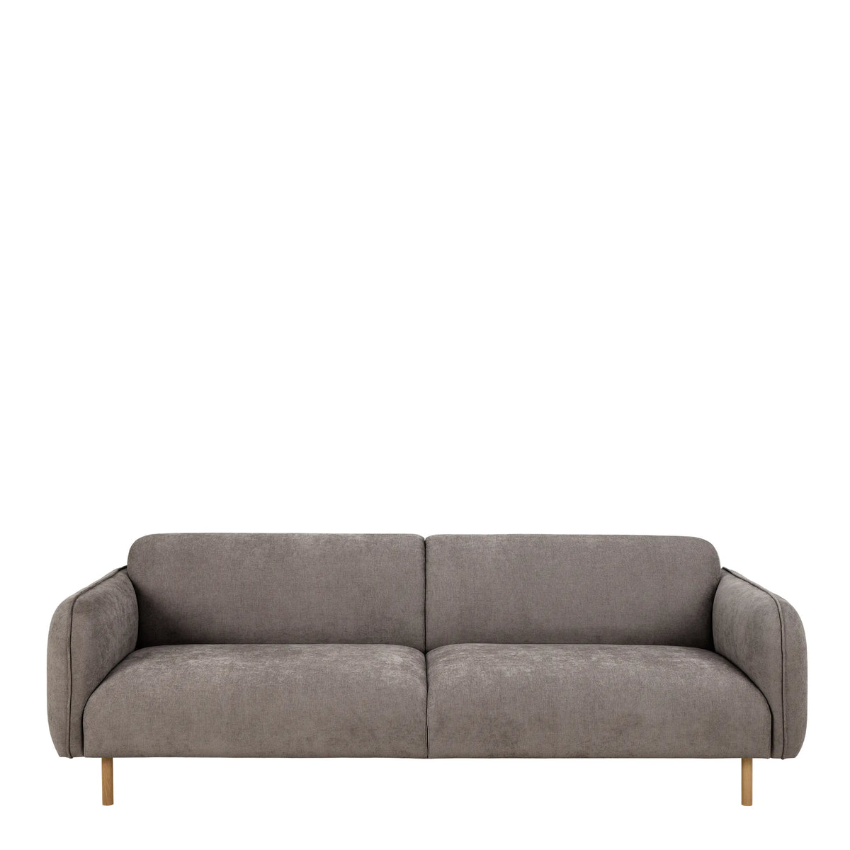 Westham Set of 2 x 3 Seater Sofas in Fay Dusty Brown Fabric