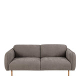 Westham Set of 2 x 2.5 Seater Sofas in Fay Dusty Brown Fabric