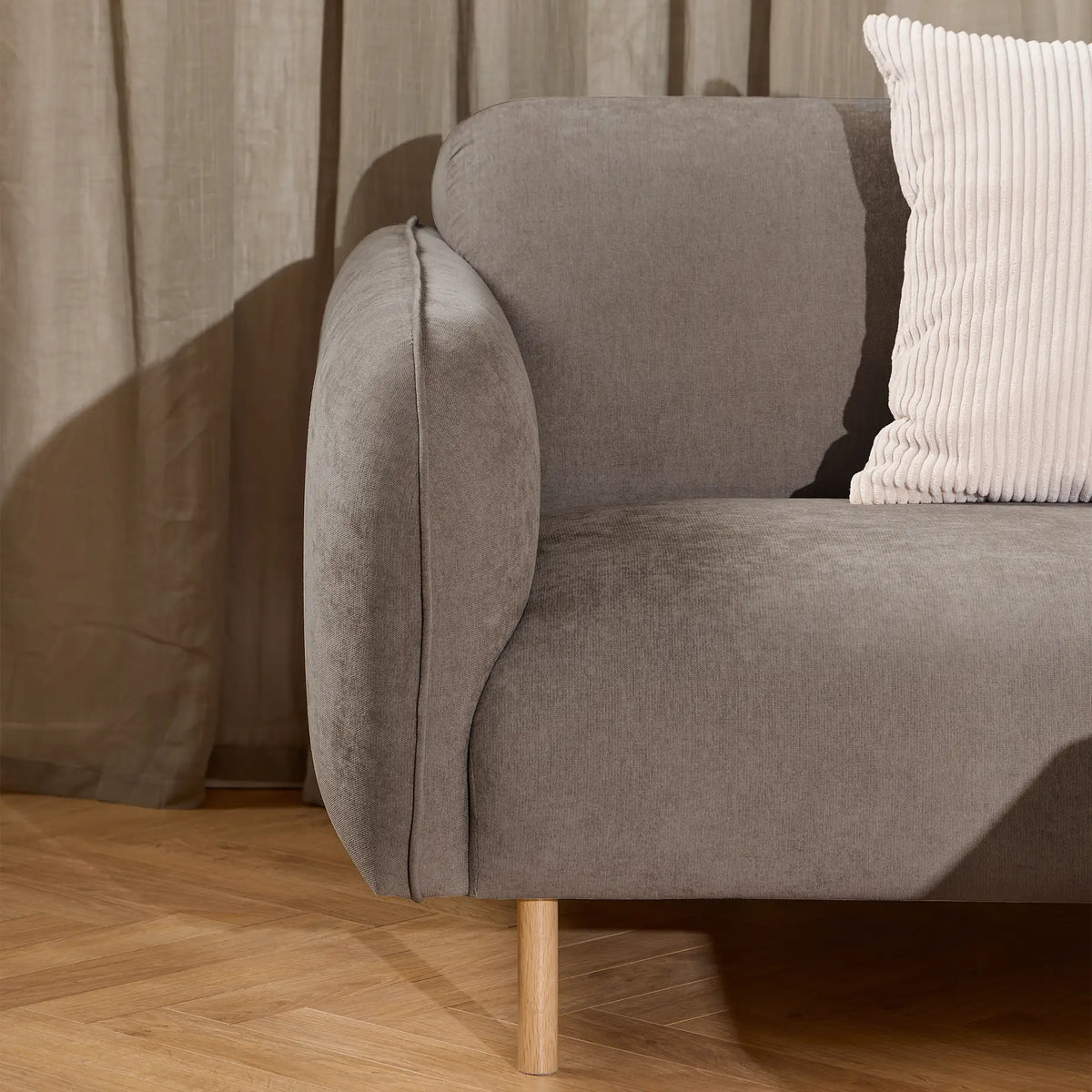 Westham 2.5 Seater Sofa in Dusty Brown Fabric