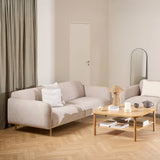 Westham Set of 2 x 3 Seater Sofas in Fay Beige Fabric