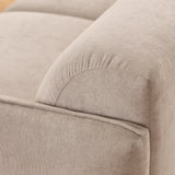 Westham Set of 2 x 3 Seater Sofas in Fay Beige Fabric