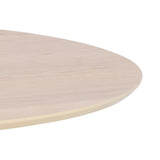 I_Duncan Round Dining Table in White Oak 105x75cm